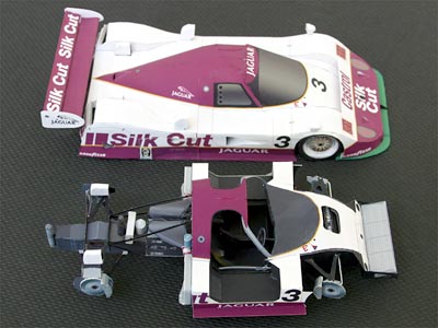 Following the C9 the Jaguar XJR11 was chosen as a starting point to 